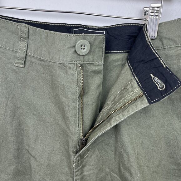Lost Masters of Mayhem Chino Green Shorts Mens Size 32 Flat Front NWT - Picture 4 of 9
